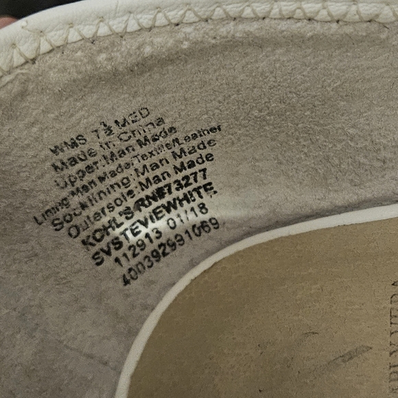 Simply Vera Vera Wang Stevie Women's White High Heels, 7.5 - Picture 6 of 7